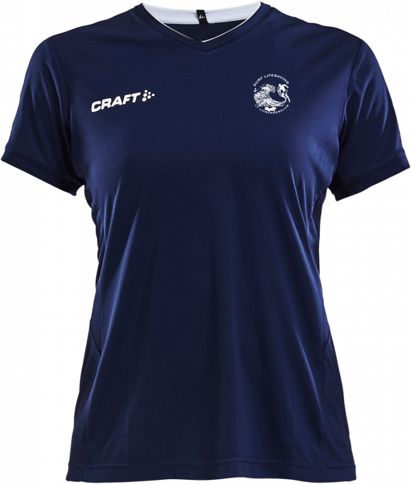 Craft - Lfl T-Shirt Dame - Navy blå & hvid