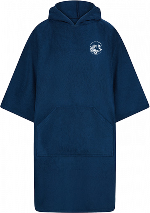 Sportyfied - Toweling Poncho - Navy blue